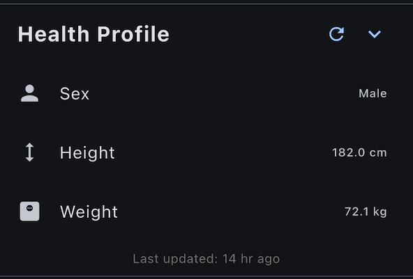 App Health Profile
