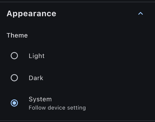 Theme Selector